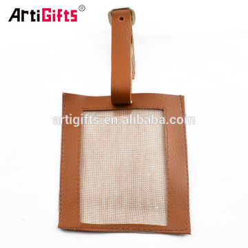 Fashion promotion bagtag personalizable blank travel tag for baggage